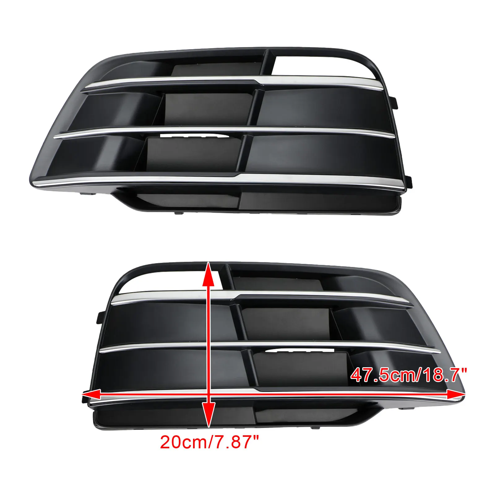 Front Bumper Grille Grill 80A807679MRU6 For Audi Q5 SQ5 2018-2022 Pre-Facelift