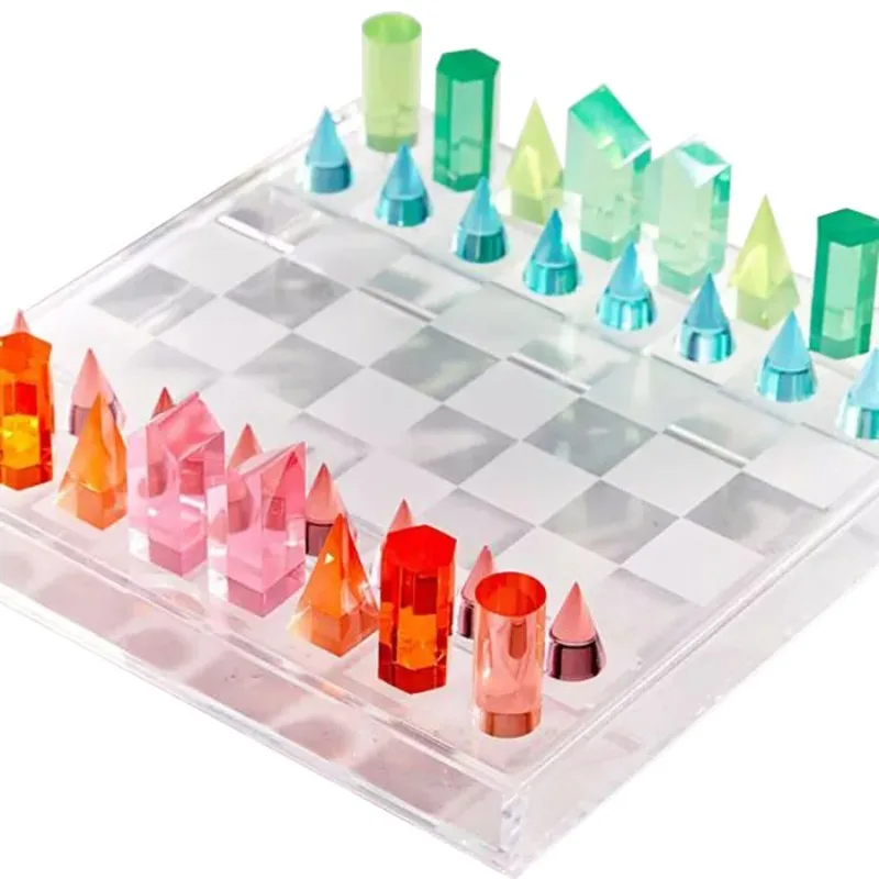 

Акриловая настольная игра Lucite Chess Game Роскошный шахматный набор