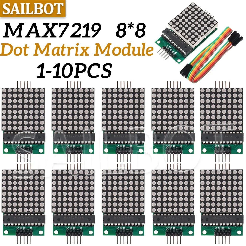 MAX7219 8*8 Dot Mat…