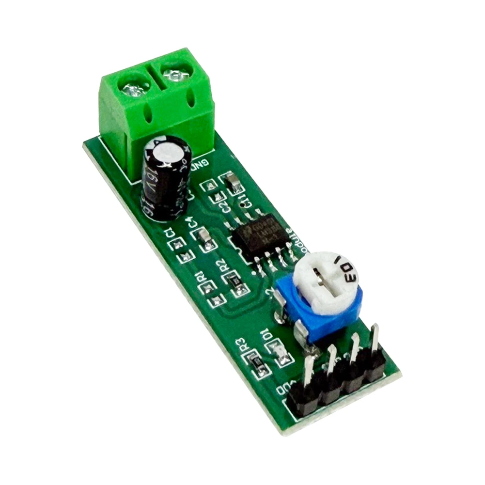 LM386 Digitales Mono-Verstärkermodul 200-fache Verstärkung Einkanal-Verstärkerplatine 5V-12V Eingang für Lautsprecher Elektronik DIY-Kit