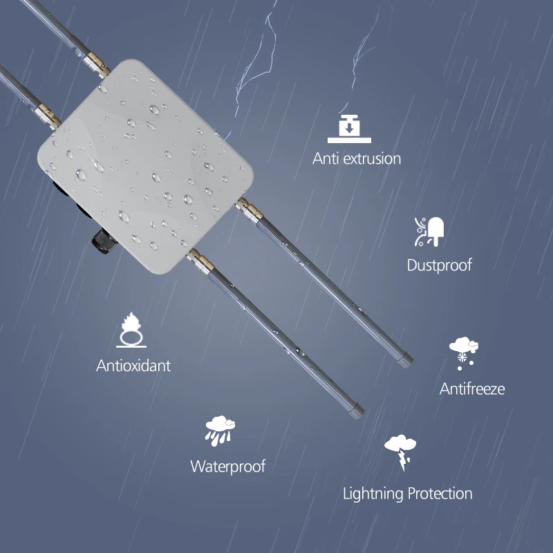 High Power Industrial Wifi Poe Router Long Range Wifi6 Outdoor Wifi Access Point 3000Mbps Dual Band 2.4G 5G Out Door Wireless Ap