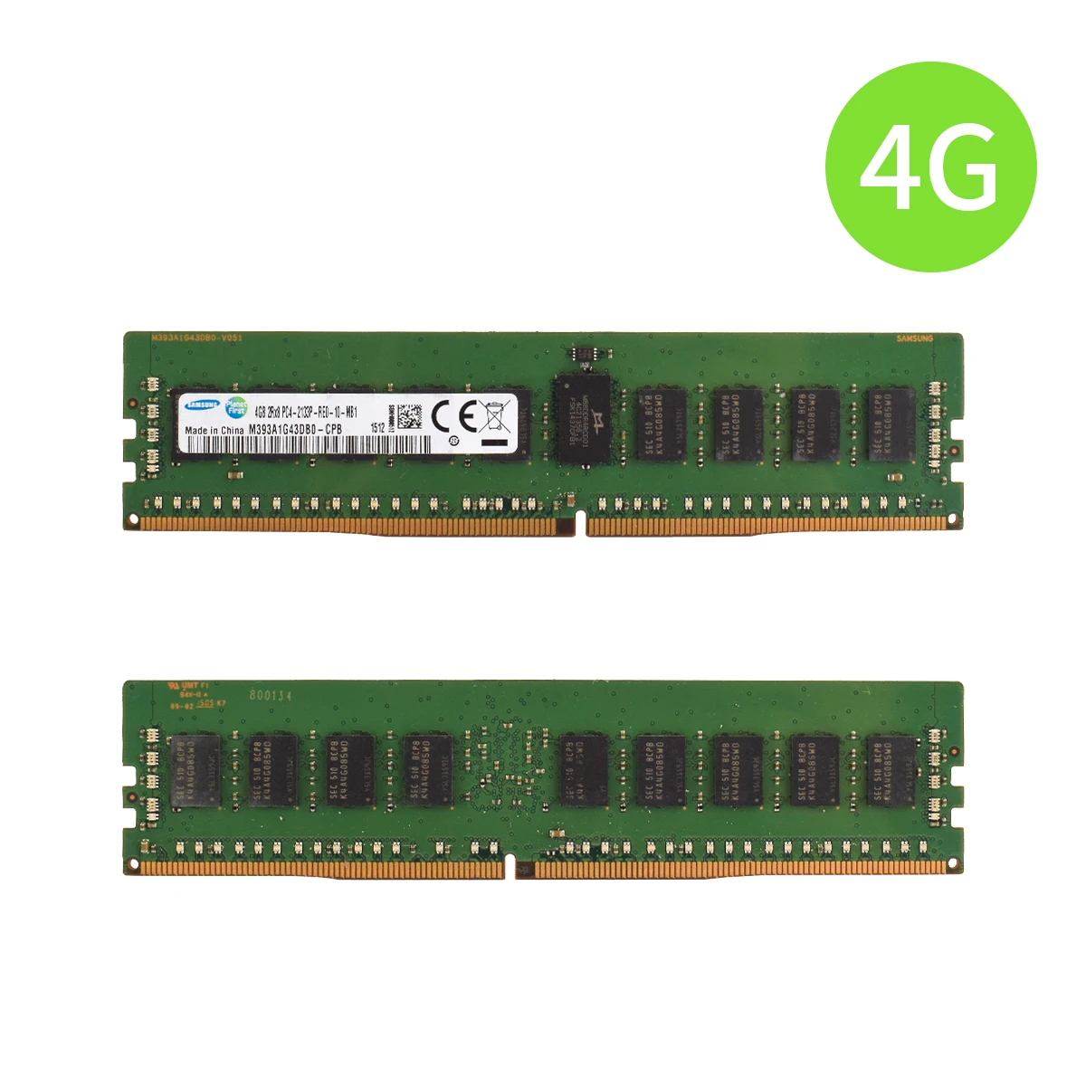 Imagem -02 - Memória de Servidor Samsung-recc Ram Ddr4 8gb 4gb 3200 2666 2400 2133mhz 3200aa 2666v 2400t 2133p pc Peças Peças