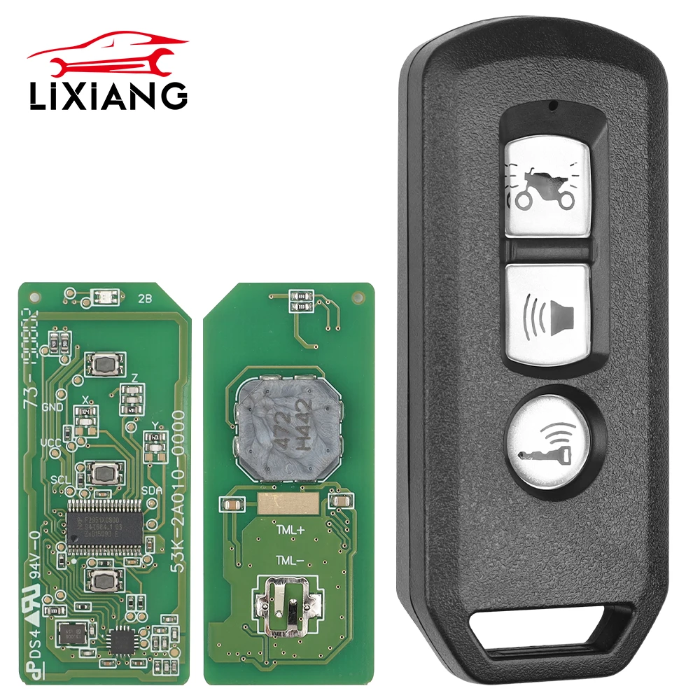 LIXIANG Remote Control Key Motorcycle For Honda Motorcycle Scooter  K77 K29 K96 K01  K35V3 ADV SH 150 Forza 300 PCX150 Card