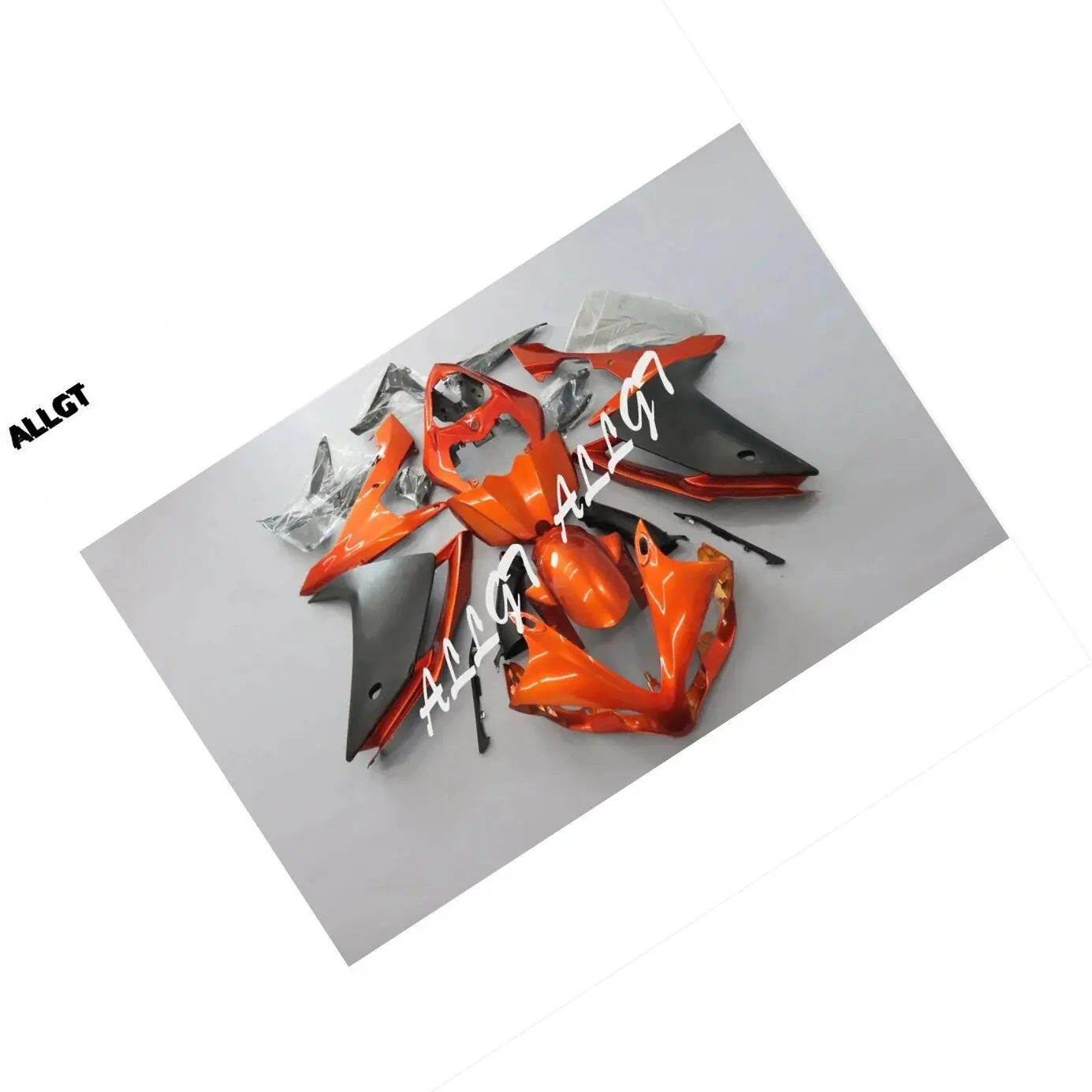 

Motorcycle Molded Injection Orange Black Fairing kit Bodywork for YAMAHA YZF R1 2007 - 2008