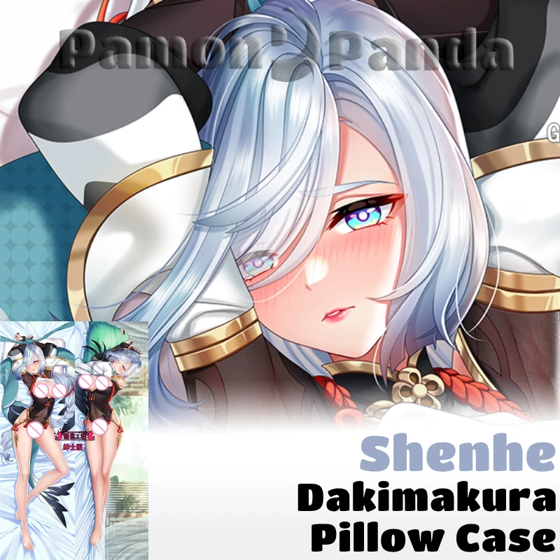 

Shenhe Dakimakura Genshin Impact Game Pillow Case Cushion Cover Hugging Sexy Fullbody Pillowcase Otaku Home Bedding Decor Gift