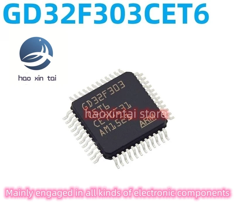 

10pcs GD32F303CET6 new original authentic package LQFP-48 microcontroller IC chip single chip microcomputer