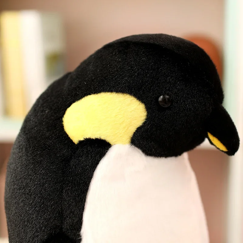 Bonito fofo simulação brinquedo de pelúcia kawaii pinguim peluche vida real animal boneca decoração para casa crianças presentes aniversário