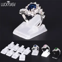 20pcs/Lot Ring Show Plastic Frosted Jewelry Displays Holder For Ring, Decoration Stand Jewellery Display for rings