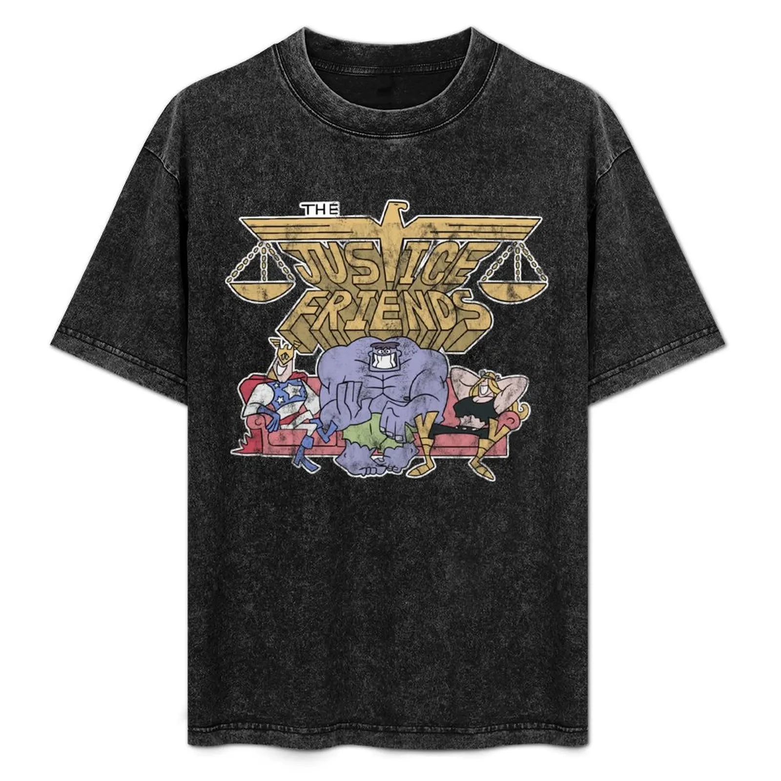 

The Justice Friends T-Shirt kawaii clothes anime stuff graphic t shirt vintage funny t shirts men