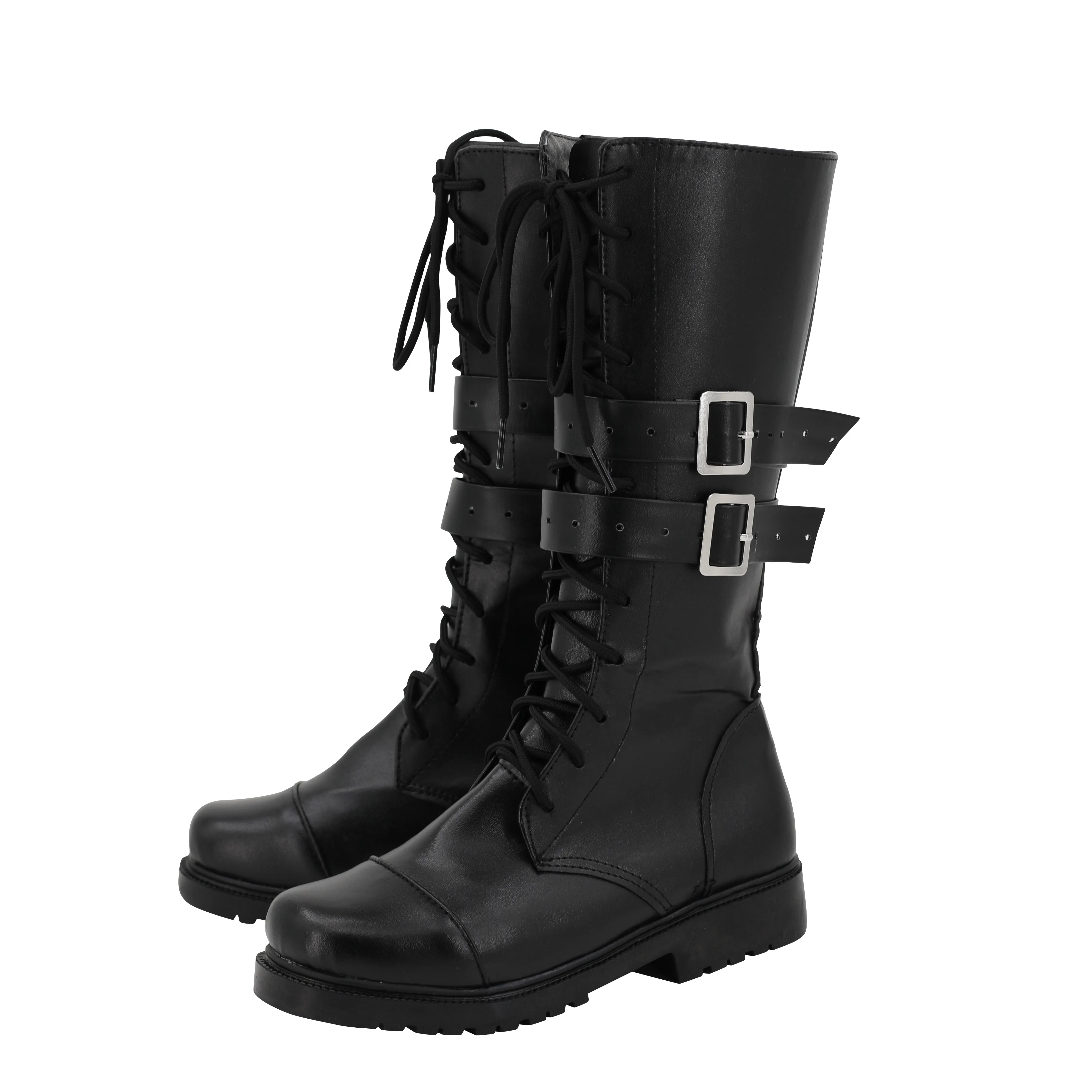 Teufel Dame Mary Cosplay Pu Stiefel Schuhe Halloween Cosplay Requisite nach Maß