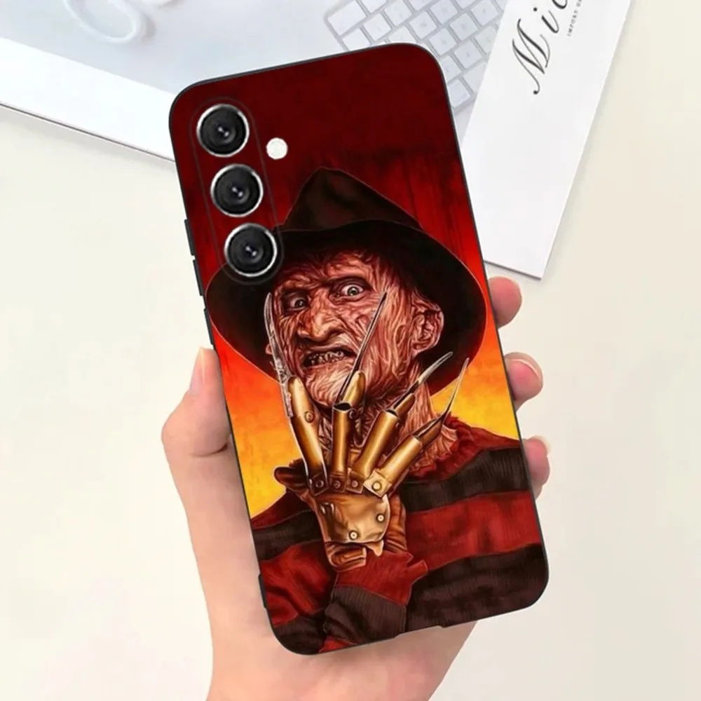 Capa de telefone Horror F-Freddy KrugerS para Samsung S21, S22 Ultra, S20, S30 plus, S22 plus, S23, S30 ultra 5G Capa de silicone