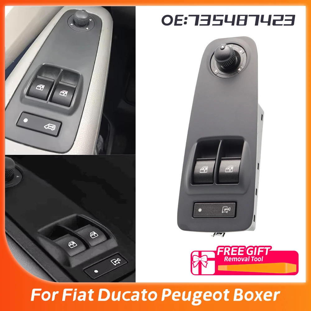 735487423 For Citroen Power Window Switch Relay Vauxhall Combo Jumper Peugeot Boxer Fiat Ducato Doblo