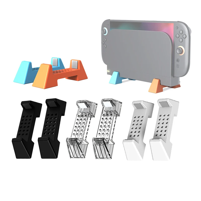 1 Par de Suportes de Mesa Refrigerados para Console Switch 2/1, Suporte Portátil com Dissipação de Calor para Acessórios Switch 2