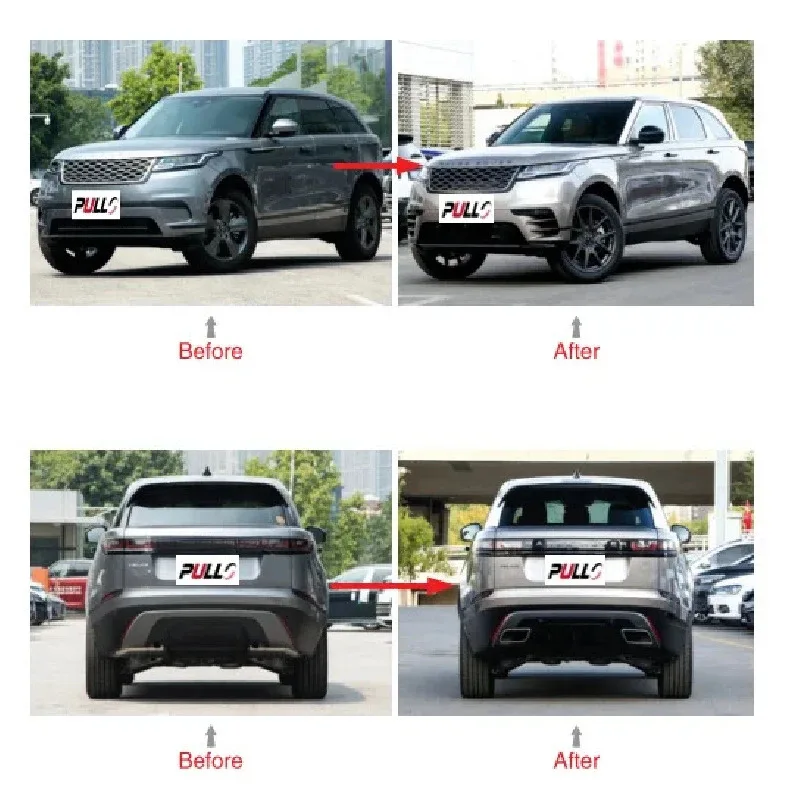 

Совершенно новая система кузова автомобиля содержит передний бампер в сборе, задний бампер для Land Rover Velar 2017-2019, старый и новый
