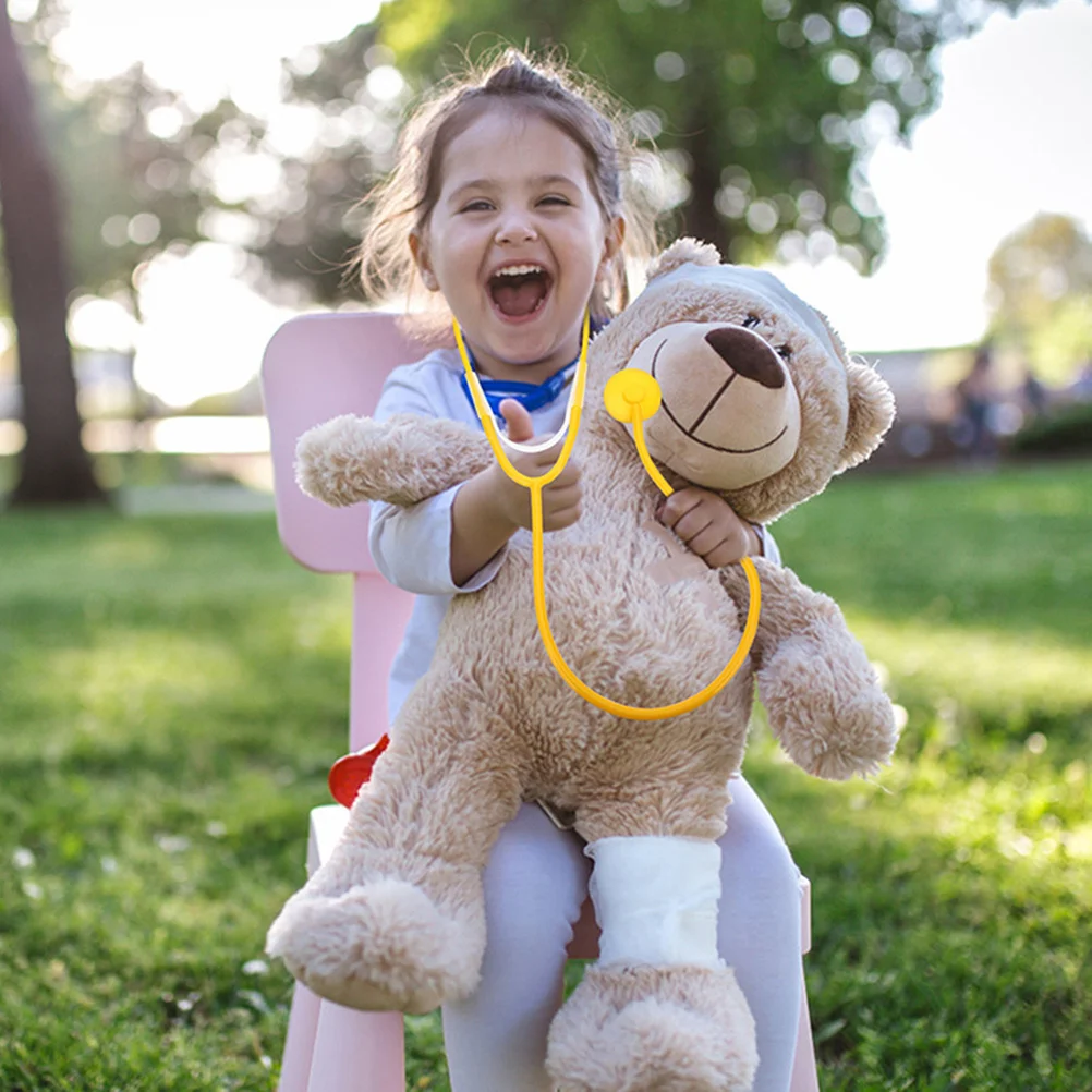 3Pcs Kinder Stethoskop Pflege Arzt Stethoskop Pretend Spielen Roleplay Set für Kinder Cosplay Geschenk Kleinkind Pretend Spielen Spielzeug