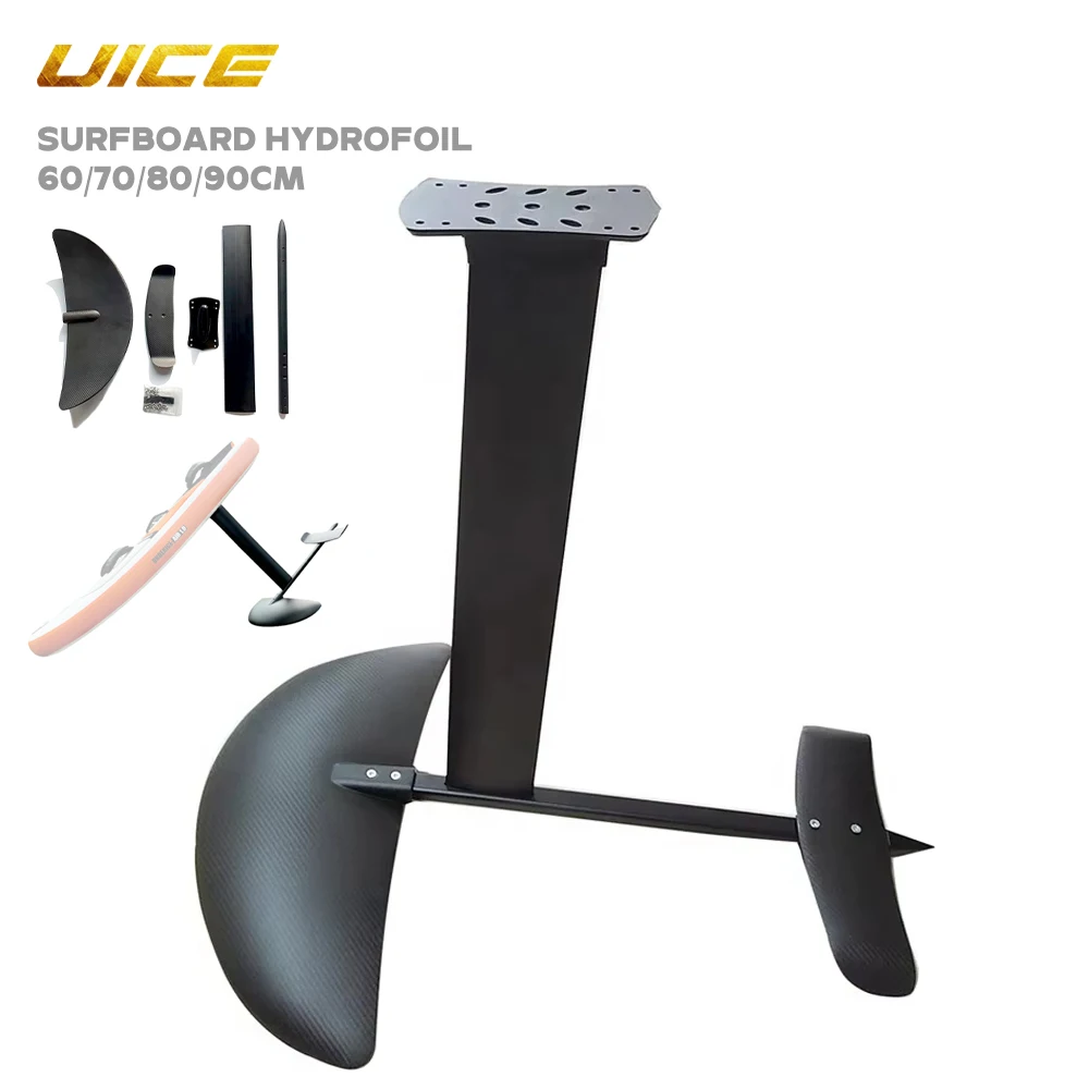 

Wing Foil Hydrofoil Surfboard 60/70/80/90cm Wing Foil Hydrofoil 3K Carbon Wings Fuselage Mast Plate For SUP Wakeboard Foil