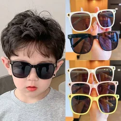 Children Sunglasses 2024 Fashion Square Kids Sunglasses Boy Girl Square Goggles Baby Travel Glasses 6 Colors Optional UV400