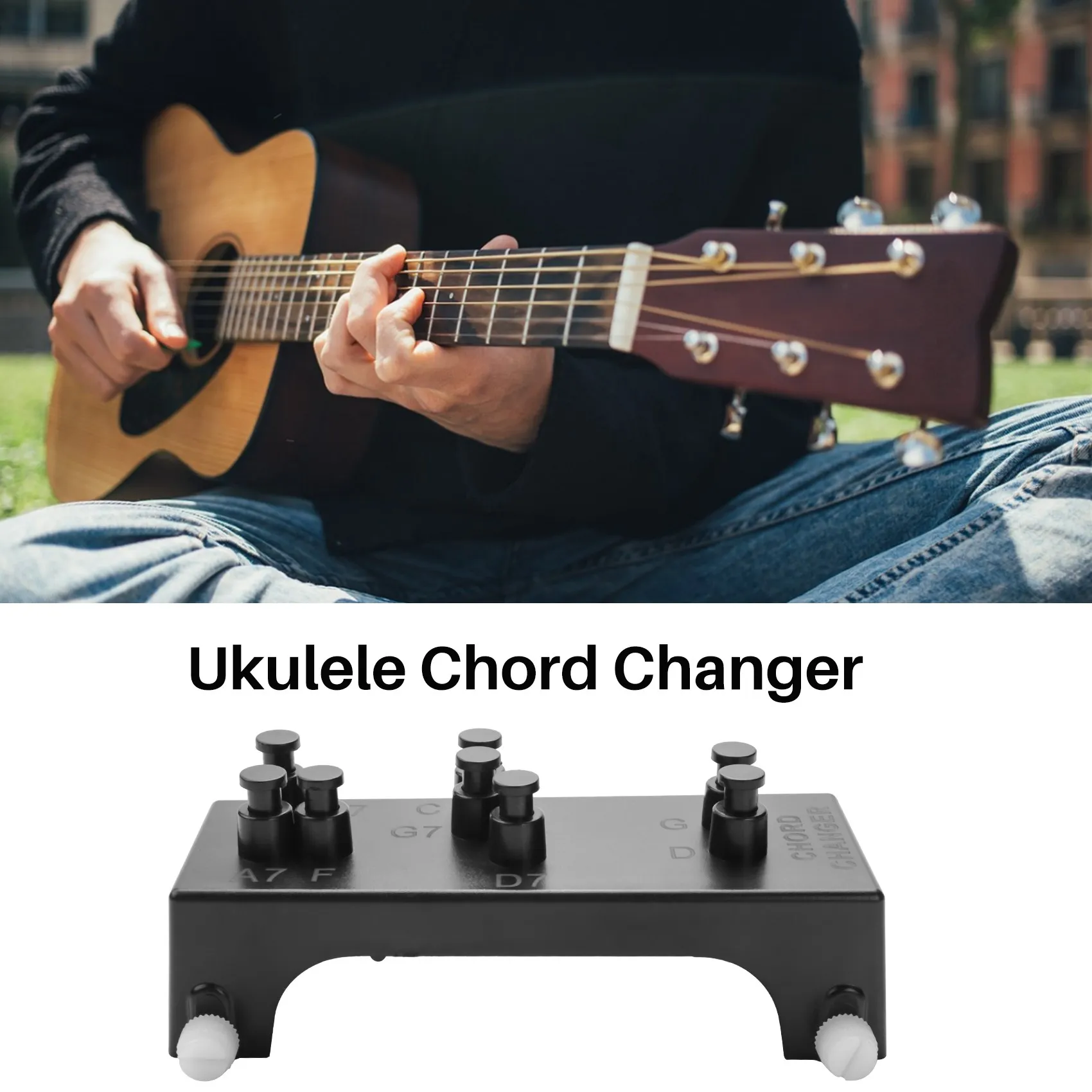 Ukulele Chord Changer,Ukulele Aid Learning System Teaching Aid for Beginner