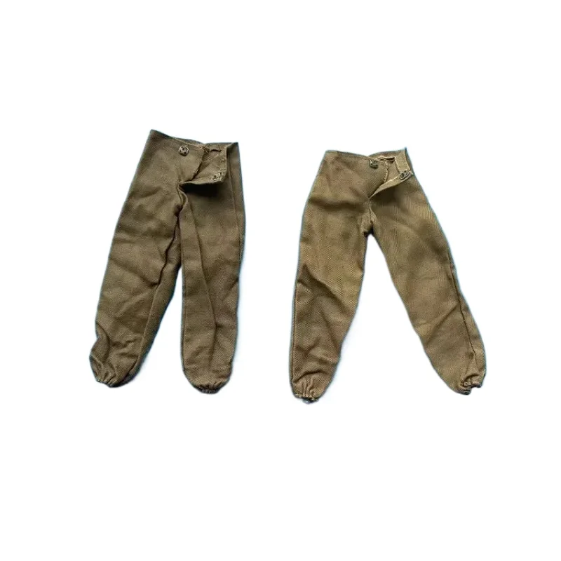 Spodnie codzienne w skali 1/6, spodnie wojskowe z II wojny światowej, taktyczne spodnie bojowe z Afryki Północnej, model dla figurek akcji 12-calowych i lalek.