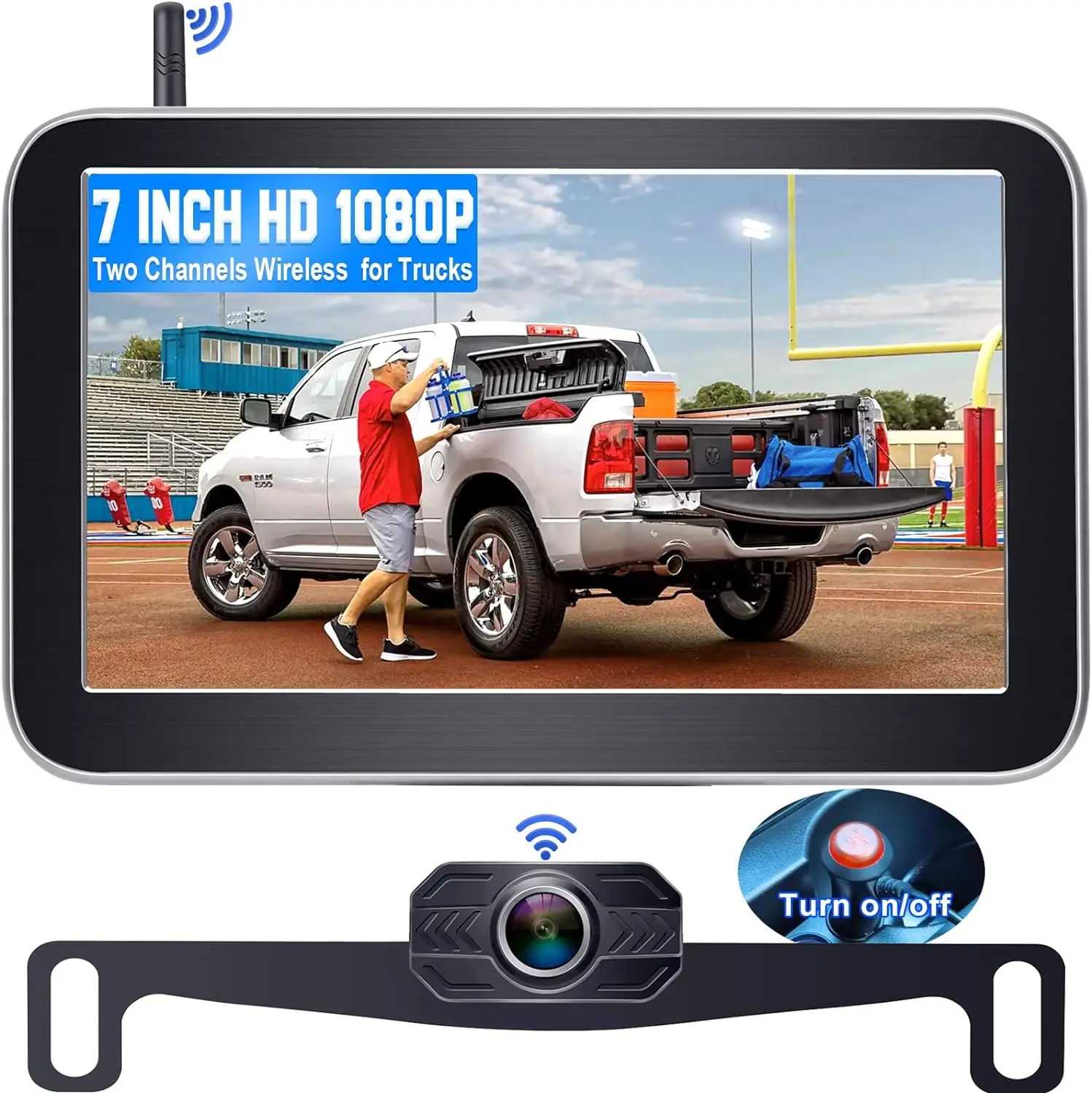 Wireless Truck Backup Camera 7-Inch: Easy to Install HD 1080P Split-Screen Color Auto Night Vision Rear View Camera DIY Guide