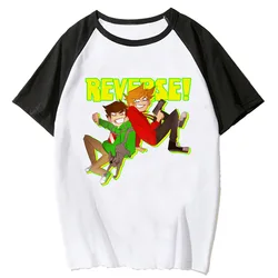 Eddsworld Tee women youthful Japanese soft fabric tshirt female manga streetwear anime clothes