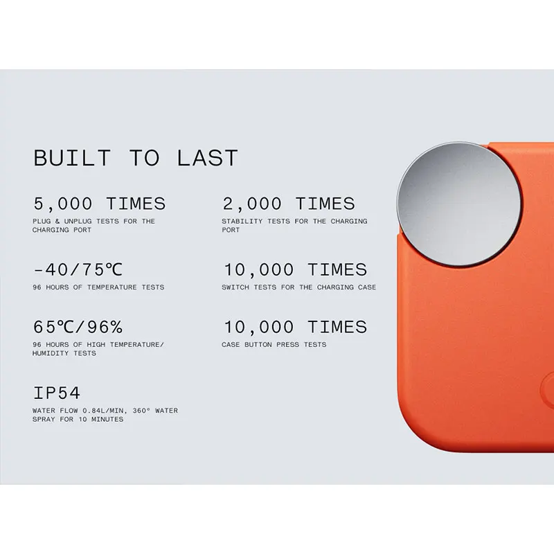 Global Verison CMF من Nothing Buds 42dB إلغاء الضوضاء النشط ANC مع وضع الشفافية IP54 Ultra Bass Technology 2.0 #5