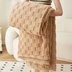 New Blanket Home Warm Sherpa Soft Sofa Cover Winter Throw Newborn Wrap Kids Bedspread Travel Textile Fleece Thick Warm Blanket