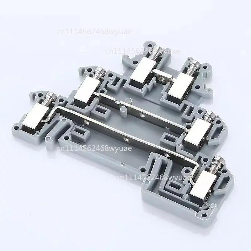 10Pcs Din Rail Terminal UK-DIKD-1.5 Three Layer 3 Level Sensor Actuator Triple Wire Connector DIKD1.5 Wire Conductor
