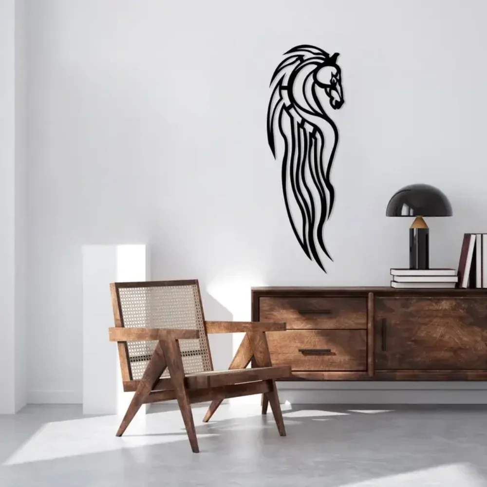 Riders of Rohan Wall Art, Lord of The Rings Metal Decor, LOTR Fan gift, Rohan Wall Decor, Geometric Housewarming Wall Art