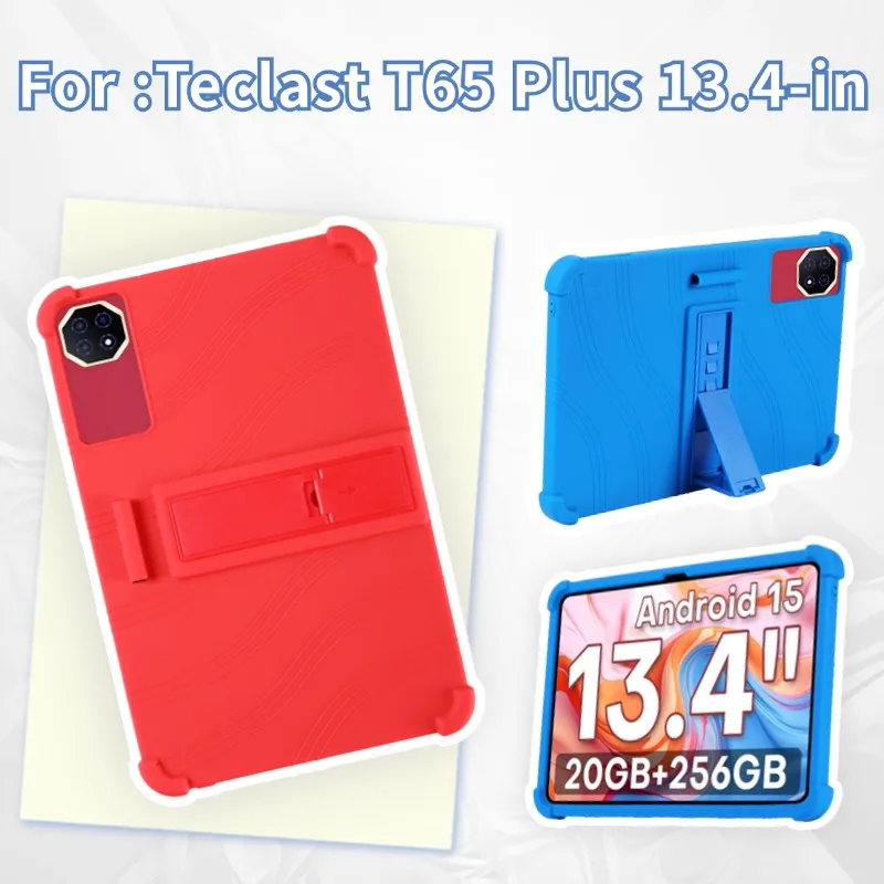 

Case for Teclast T65 Plus 13.4 inch 2025 Kids Stand Tablet Cover for Teclast T65Plus 13.4" Silicon Protective Shell