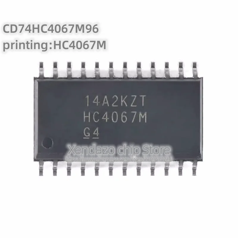 

10pcs/lot CD74HC4067M96 CD74HC4067M Silk screen printing HC4067M SOP-24 package Single channel analog multiplexer chip