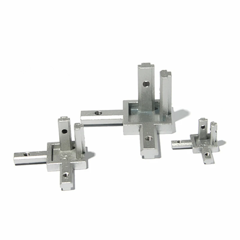 3-way corner connector L type End Bracket Match Use Aluminum Profile with screws 2020 3030 4040