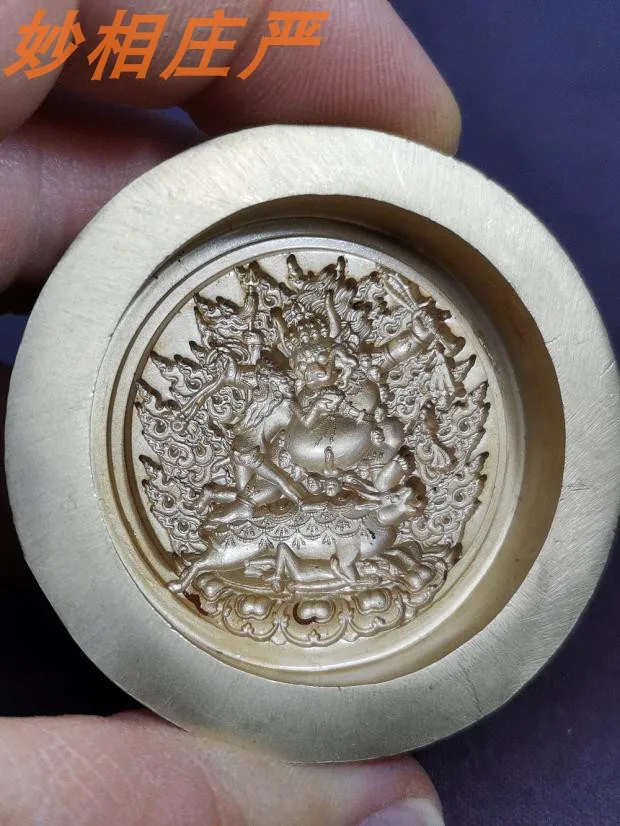 

Yan Magic King LC-0073-4cm round brass TSA TSA mold is not in stock, and the production cycle is 2 months/home decoration statue