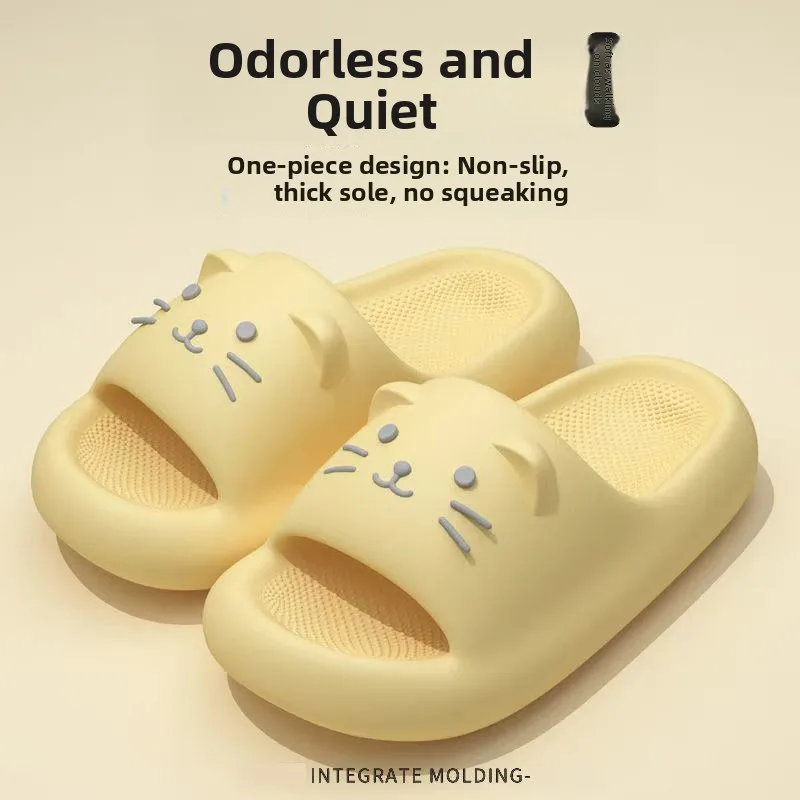 

Adorable Women's Slippers Indoor Batoom Anti-Slip EVA Flat Sandals Comfortable Home Slippers Trendy Casual Slippers