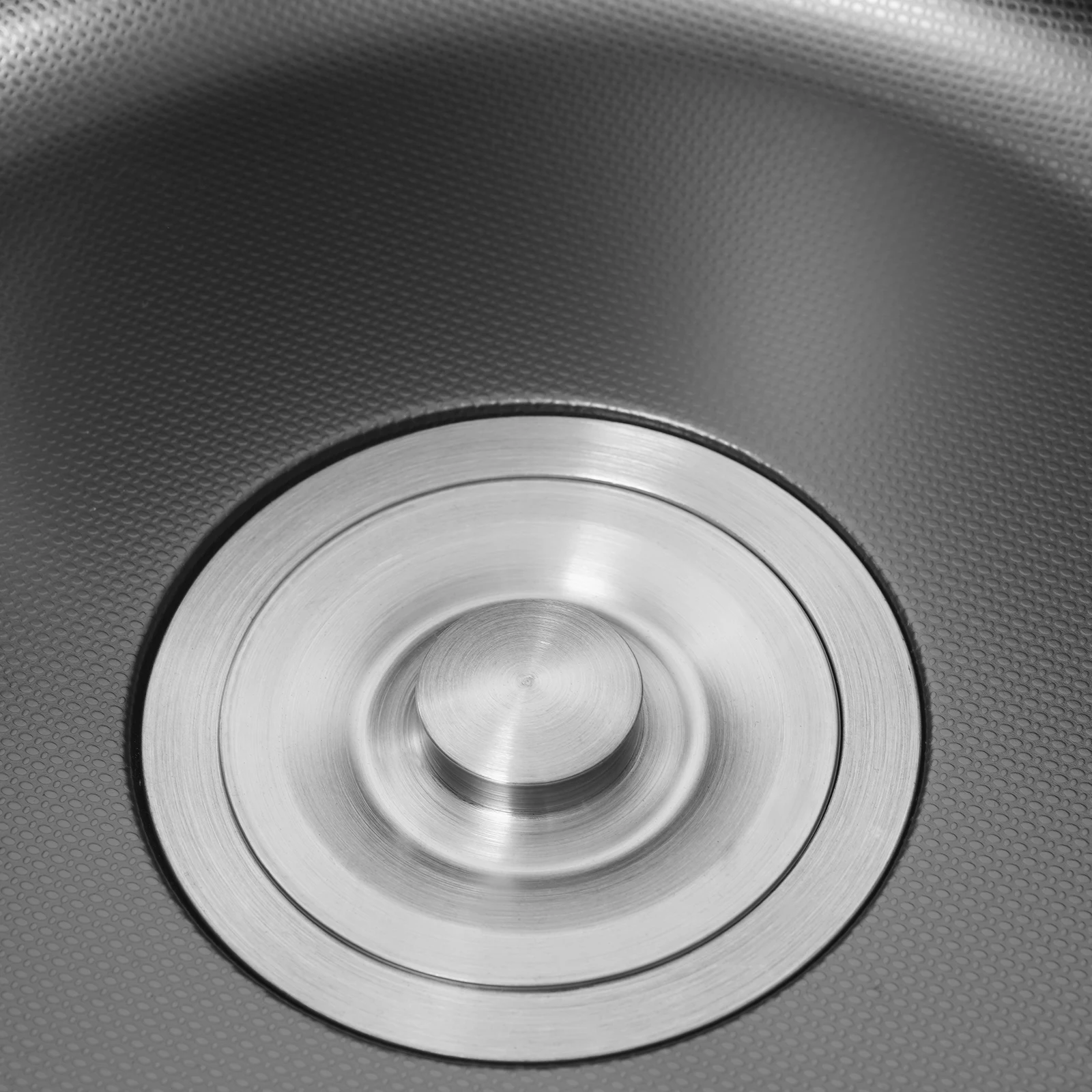 Runde Küchenspüle 14,2x7,5 Zoll, Einzelbecken-Spüle aus 304 Edelstahl mit Sieb, Nano-Beschichtung für Wohnmobil-Bar – Detail 14