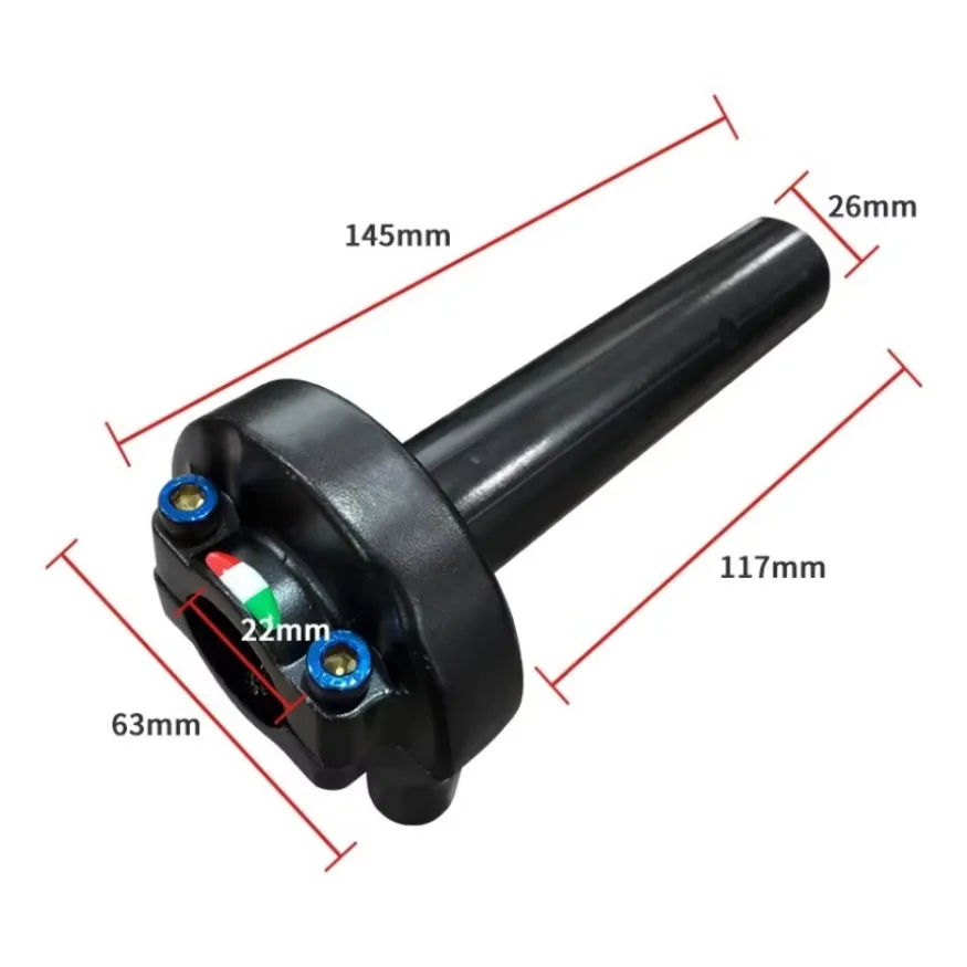 22MM M8 Motorcycle Quick Throttle Grip Shift  Acceleration handle fit for most motorcycles Dirt Bike with 22mmhandlebar 1x