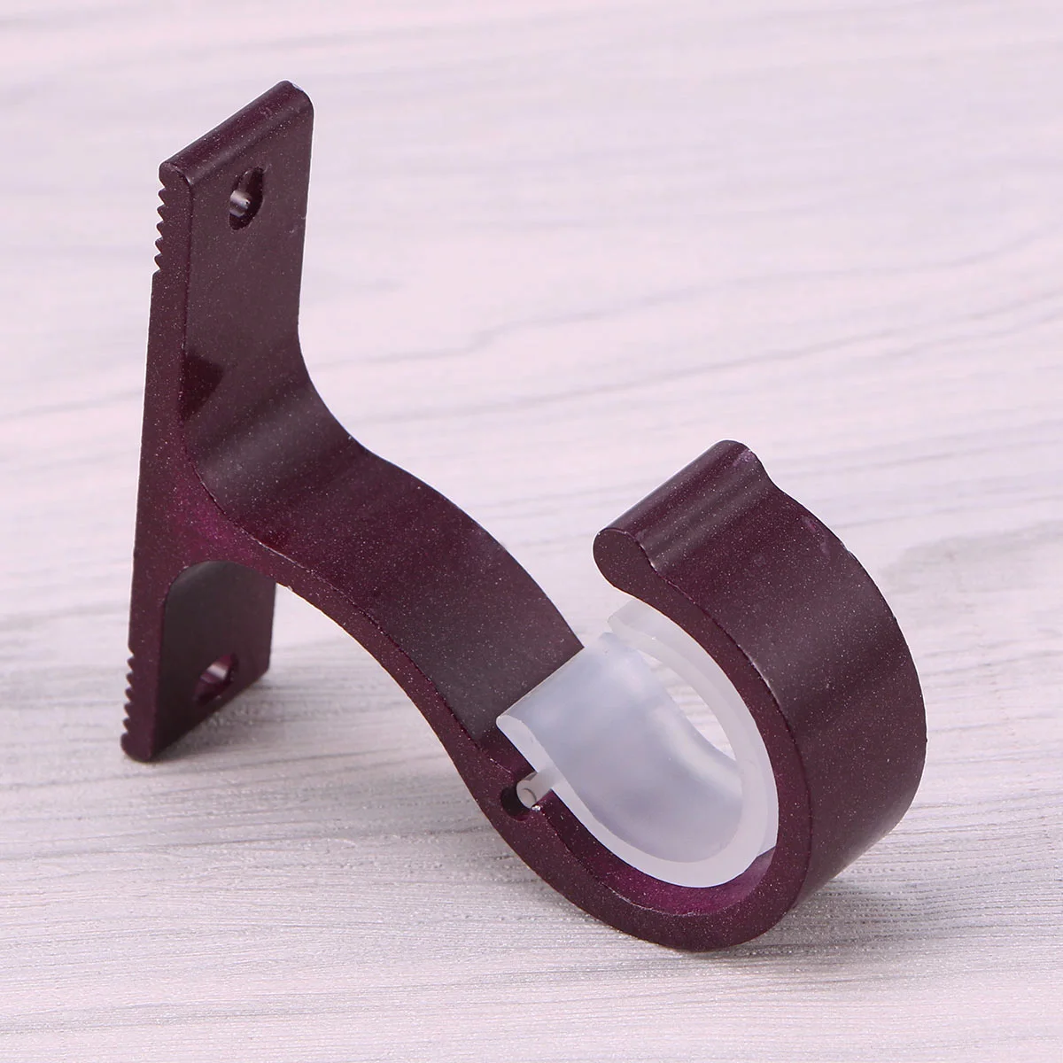 

2PCS Aluminum Alloy Curtain Rod Bracket Hooks Double Rods Sturdy Wall Mount Suitable Heavy Curtains Drapes Window Door Hardware