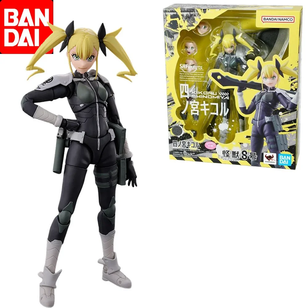 

Bandai Original SHF Kaiju-No8 Kikoru Shinomiya Anime Action Figure Toys for Boys Girls Kids Children Birthday Gifts Collectible