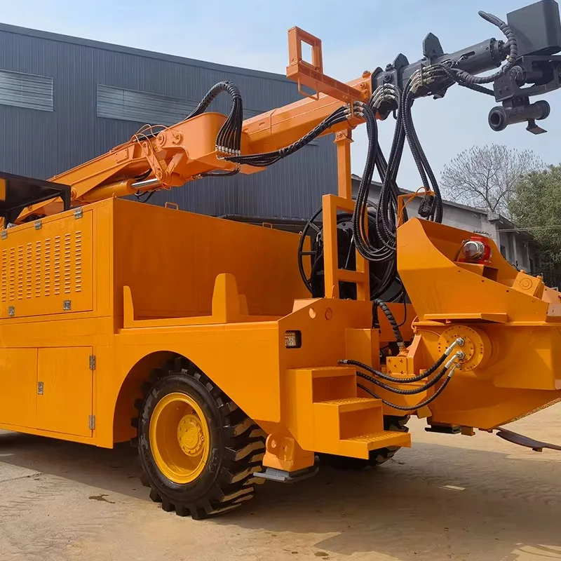 17.5m Spraying Height Wet Shotcrete Robot Truck Hydraulic Automatic Spraying Equipment for Underground Mine Tunnel Support