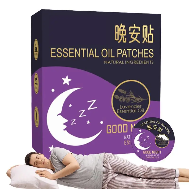 Sleep Promoting Patches 7 Patches Sleep Support Patches For Men And Women Natural Mugwort Sleep-Promoting Sticker Non-irritating