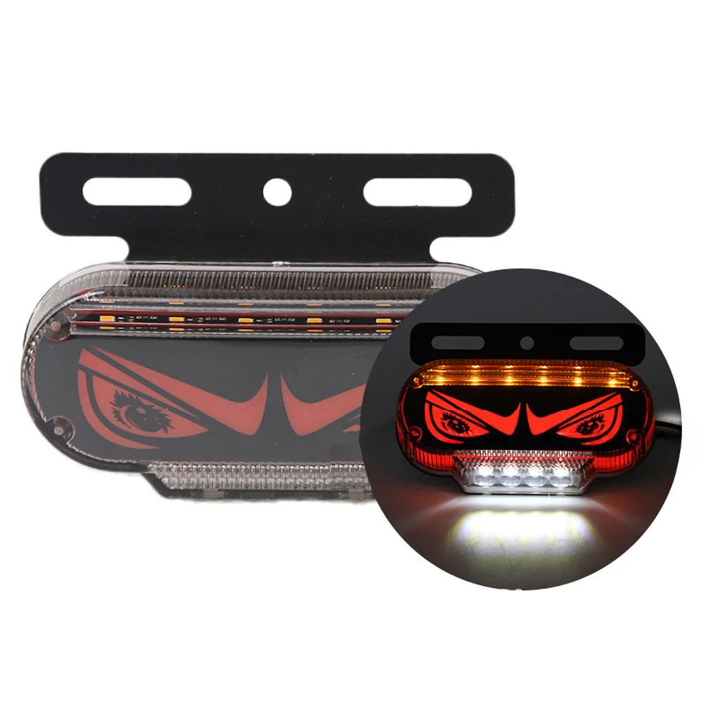 

Smash-resistant Lamp 12 24V Trailer Light Safety Lighting Cool Effects Devil Eye Patterns Brightness Increased