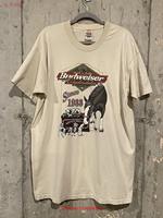 Vintage 1997 Budweiser Anheuser-Busch Clydesdales Dalmation Horse Shirt Mens 2XL