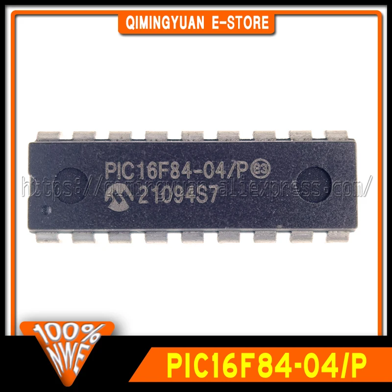 1 ~ 20 قطعة/الوحدة PIC16F84-04/P PIC16F84 DIP-18 PIC16F84-04 P 100% مخزون بقعة جديد