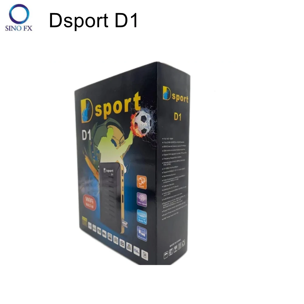 Dsport D1 Mini TV Box DVB-S2 Satellite Receiver For Africa Built-in WiFi Updated from Q-Sport Q1