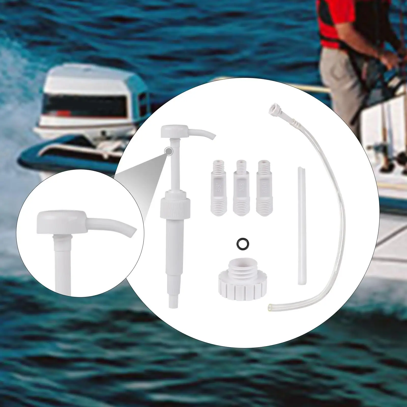 

Lower Unit Gear Oil Pump Transmission Fluid Transfer Extractor Kit ,Boat Motors