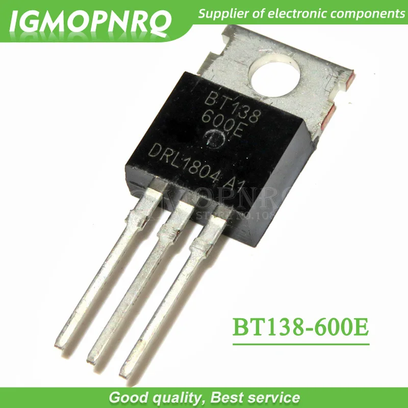 20 pz BT138-600E BT138 BT138-600 TRIAC RAIL TRIAC 600V 12A TO-220 nuovo originale