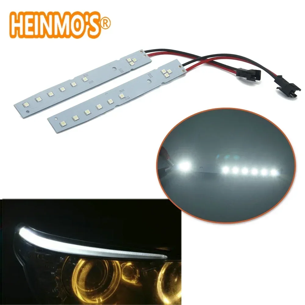 

Blue Red White Xenon LED Eyelid Eyebrow Daytime Running Light DRL Module For E60 LCI 5 Series 528i 535i 550i M5 2008-2010