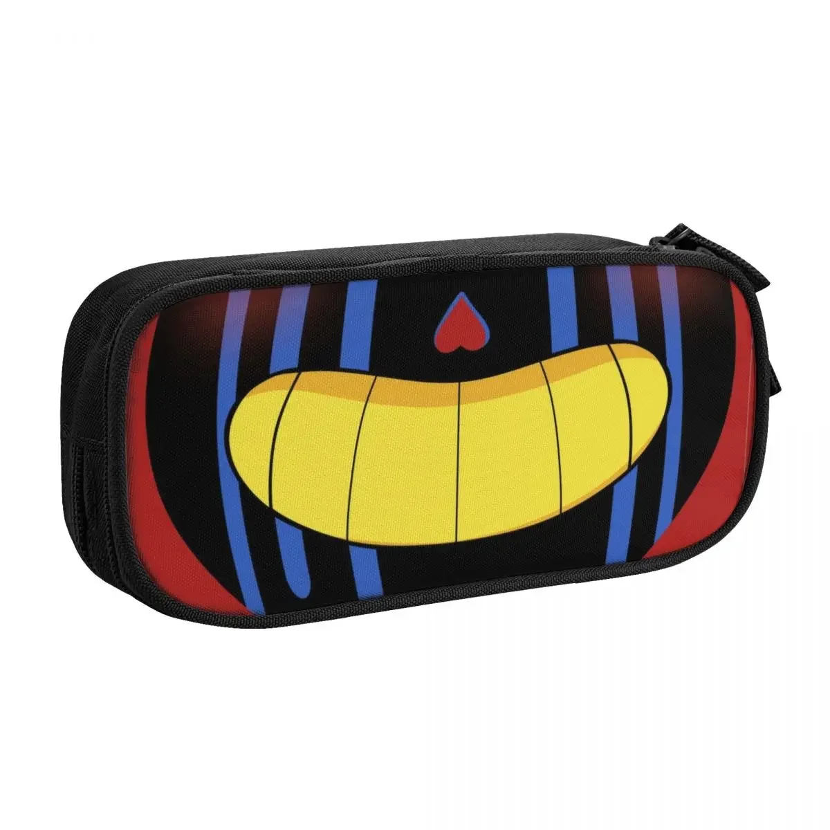 Custom Kawaii Undertale Game Funny Error Sans Pencil Case for Girls Boys Video Game Large Capacity Pen Bag Box School Supplies