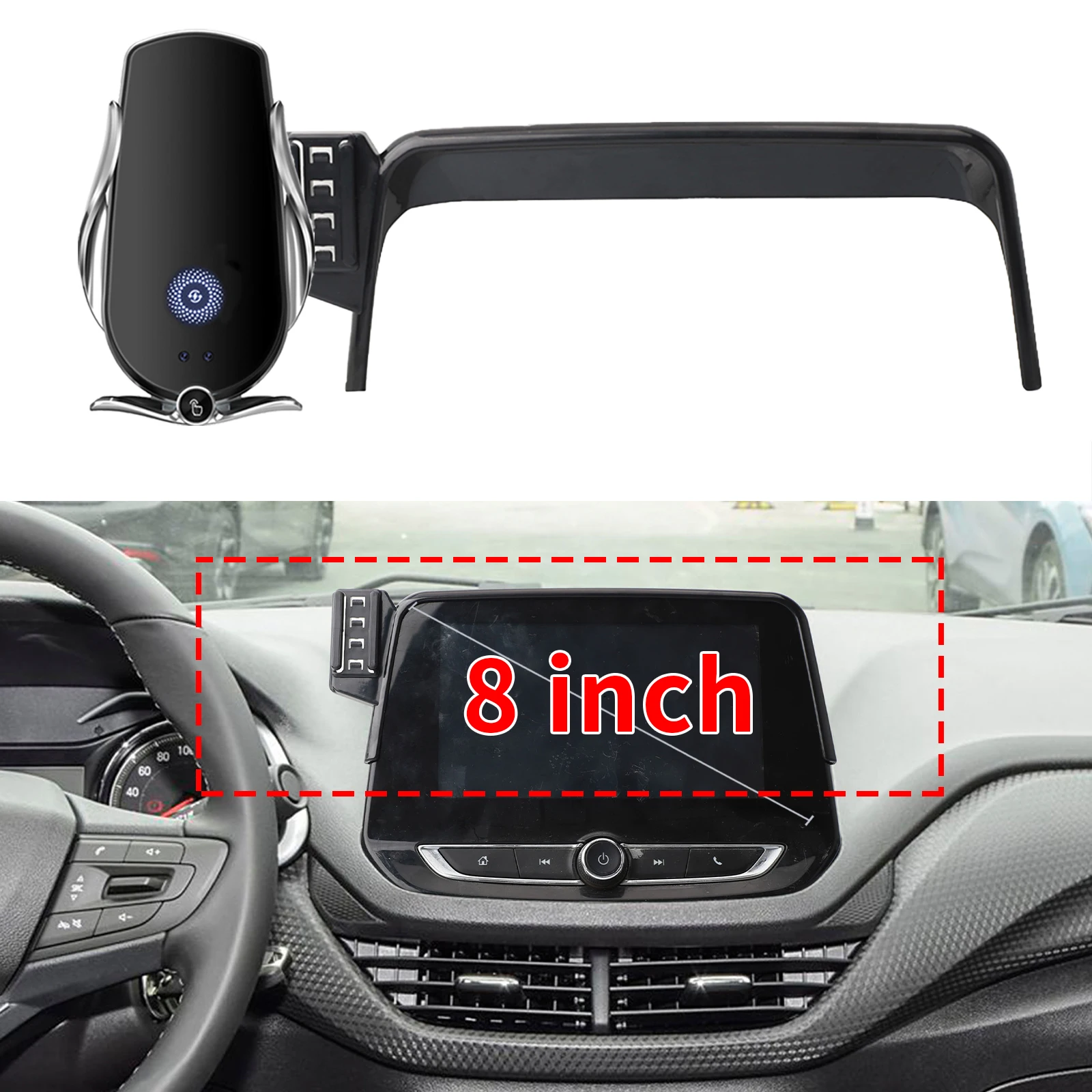 

fit for Chevrolet Onix 2020-2023 (8.0inch) ​​Custom Fit Phone Holder Mount Dashboard Screen Base No Drill Car​​ accessoires