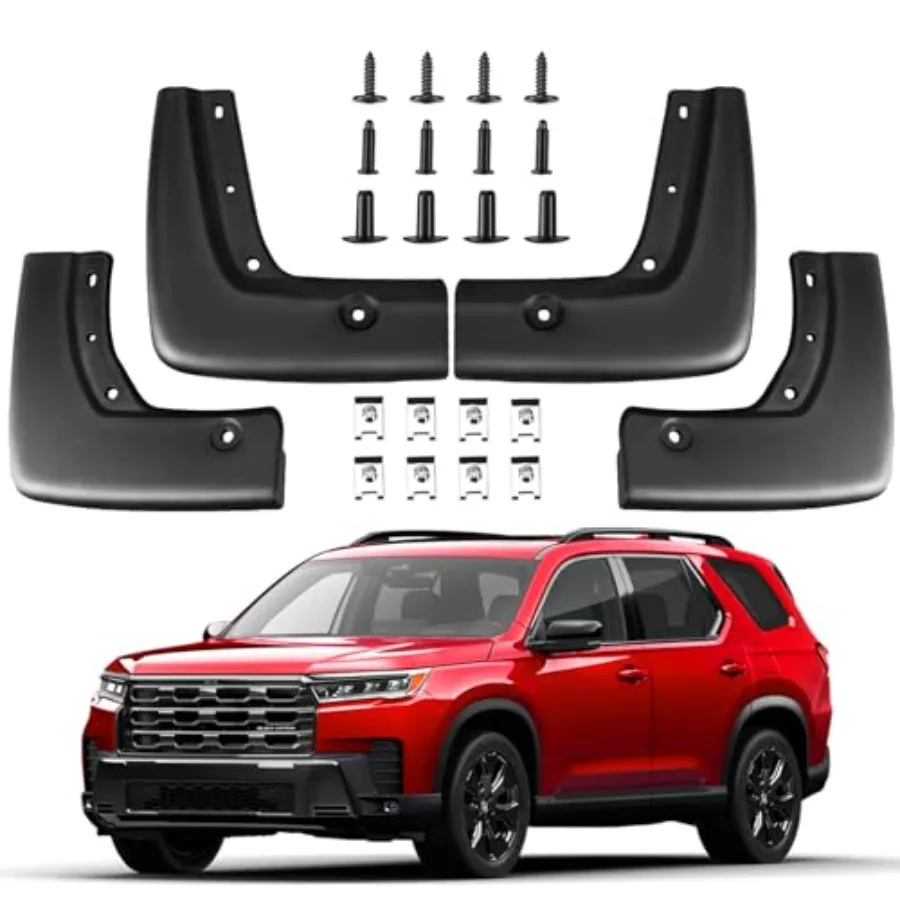 

Mud Flaps Splash Guards for Honda Pilot 2023 2024 2025 20264PCS Front Rear Fender Fit 4th Gen Pilot Sport EX-L TrailSport Touri